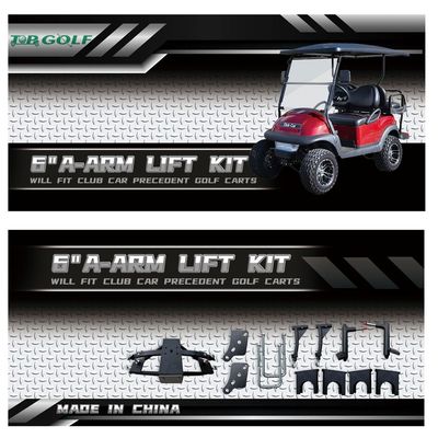Heavy Duty 6&quot; A-Arm Lift Car Precedent CLUB CAR Lift Kits