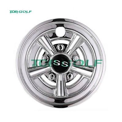 Hubcaps Wheel Covers Golf Trolley Accessories Chrome Finish Plastic Material