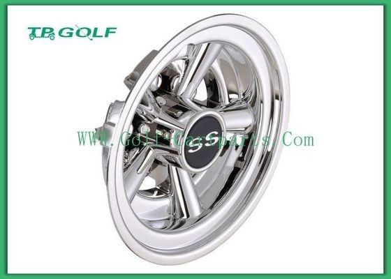 White 8 Inch Golf Cart Wheel Covers Hub Cap 31 X 25.9 X 25.1 Cm For Ezgo
