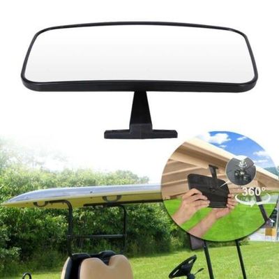 Golf Cart Center Mirrors Rear View Mirrors Fits Club Car EZGO YAMAHA Adjustable