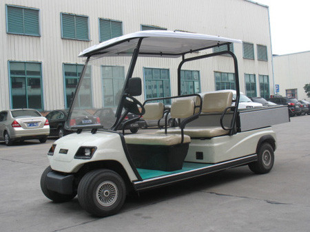 300W 22km/h Electric Cargo Car Trojan Battery Carriage Function For Golf Club