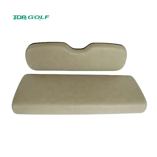 Leather Golf Cart Rear Seat Covers Universal Rear Replacement Cushions
